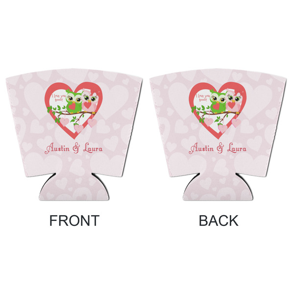 Valentine Owls Party Cup Sleeves - with bottom - APPROVAL