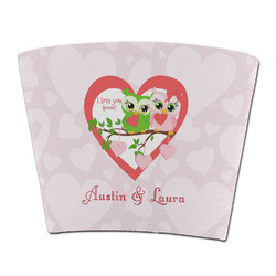 Valentine Owls Party Cup Sleeve - without bottom (Personalized)