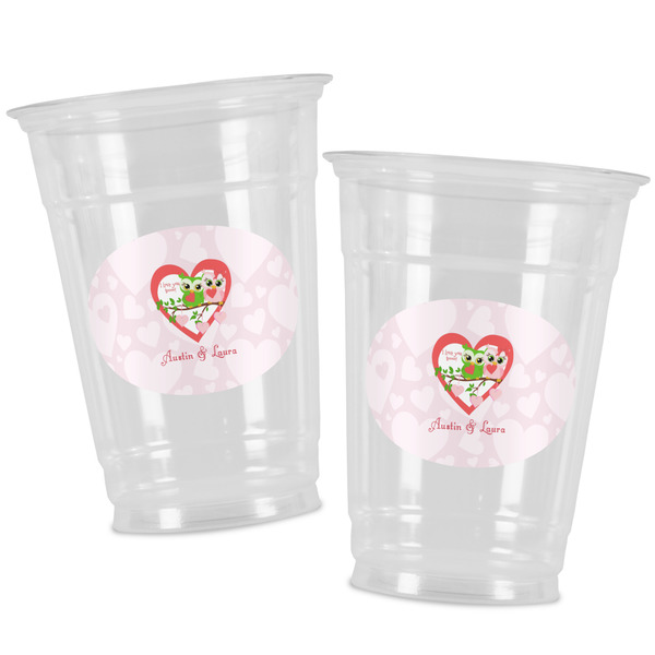Valentine Owls Party Cups - 16oz - Alt View