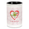 Valentine Owls Ceramic Pencil Holders - Black