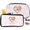 Valentine Owls Pencil / School Supplies Bags Small and Medium