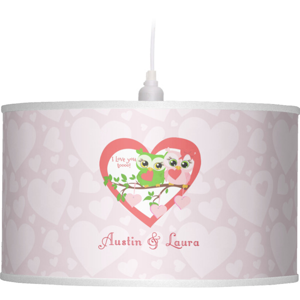Valentine Owls Pendant Lamp Shade