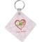 Valentine Owls Personalized Diamond Key Chain