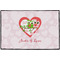 Valentine Owls Personalized Door Mat - 36x24 (APPROVAL)