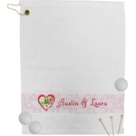 Valentine Owls Golf Bag Towel (Personalized)