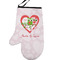 Valentine Owls Left Oven Mitt (Personalized)