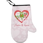 Valentine Owls Right Oven Mitt (Personalized)