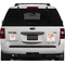 Valentine Owls Personalized Square Car Magnets on Ford Explorer