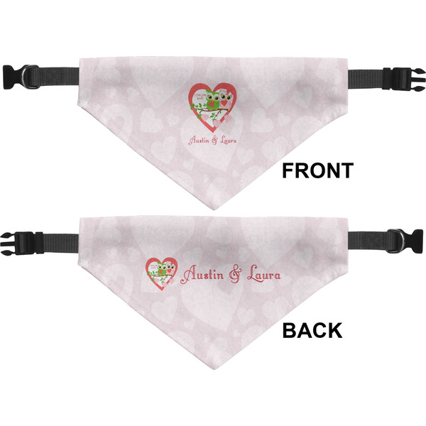 Valentine Owls Pet Bandana Approval
