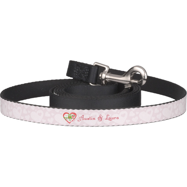 Custom Valentine Owls Dog Leash (Personalized)