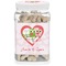 Valentine Owls Dog Treat Jar (Personalized)