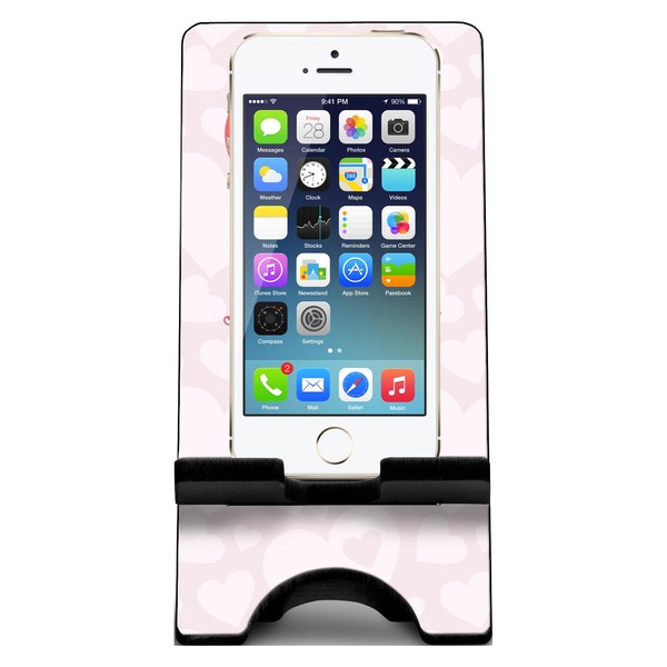 Valentine Owls Phone Stand w/ Phone