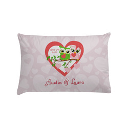 Valentine Owls Pillow Case - Standard (Personalized)