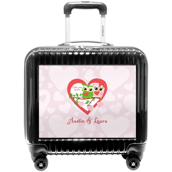 Custom Valentine Owls Pilot / Flight Suitcase (Personalized)