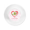 Valentine Owls Plastic Party Appetizer & Dessert Plates - Approval
