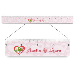 Valentine Owls Plastic Ruler - 12" (Personalized)