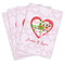 Valentine Owls Playing Cards - Hand Back View