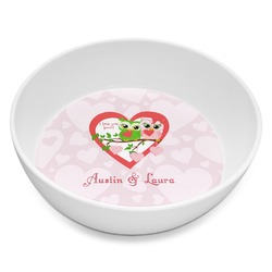 Valentine Owls Melamine Bowl - 8 oz (Personalized)