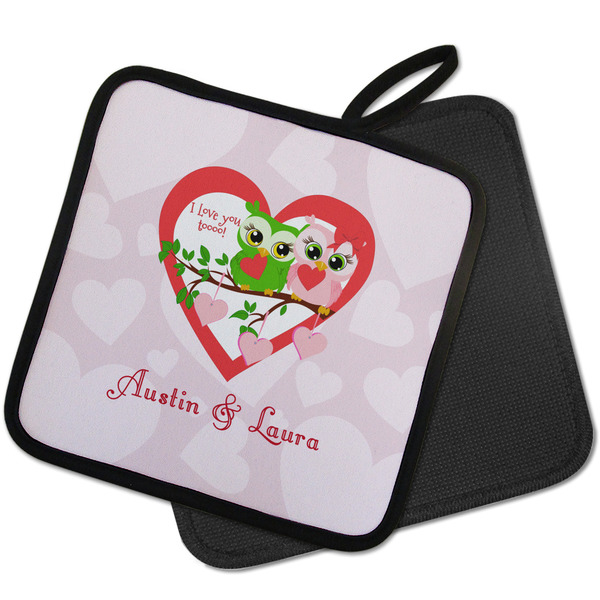 Valentine Owls Pot Holders - PARENT MAIN