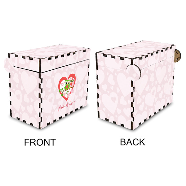 Valentine Owls Recipe Box - Full Color - Approval