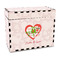 Valentine Owls Wood Recipe Box - Full Color Print (Personalized)