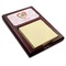 Valentine Owls Red Mahogany Sticky Note Holder (Personalized)