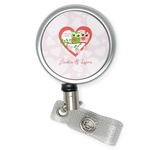 Valentine Owls Retractable Badge Reel (Personalized)