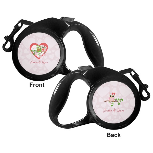 Valentine Owls Retractable Dog Leash - Medium Large - Apvl