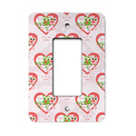 Valentine Owls Rocker Style Light Switch Cover - Single Switch (Personalized)