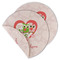 Valentine Owls Round Linen Placemats - MAIN (Double-Sided)