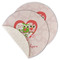 Valentine Owls Round Linen Placemats - MAIN (Single Sided)