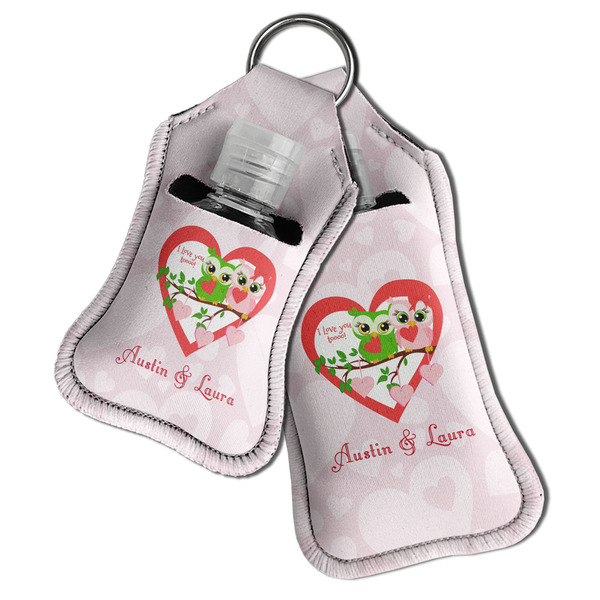 Valentine Owls Sanitizer Holder Keychain - Both in Case (PARENT)
