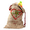 Valentine Owls Santa Bag - Front (stuffed w toys) PARENT