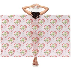 Valentine Owls Sheer Sarong (Personalized)