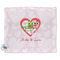 Valentine Owls Security Blanket - Front View