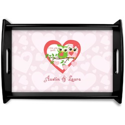 Valentine Owls Wooden Trays (Personalized)