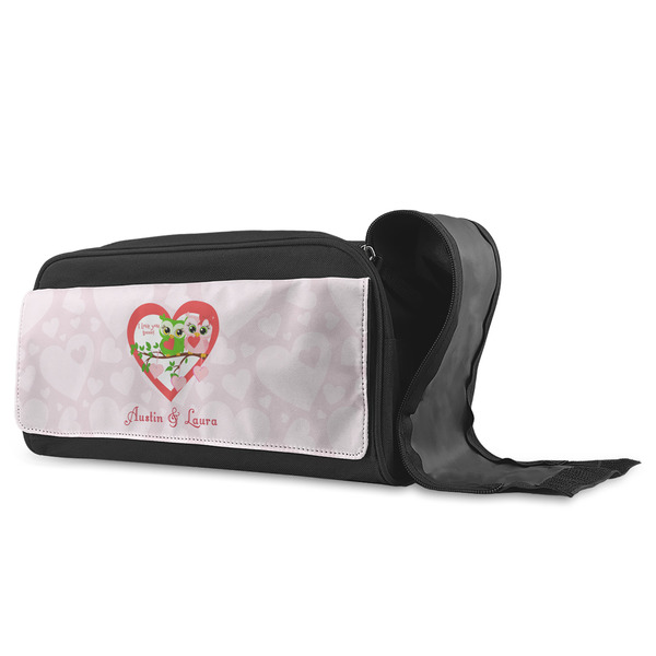 Valentine Owls Shoe Bags - ANGLE (Open)