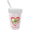 Valentine Owls Sippy Cup with Straw (Personalized)