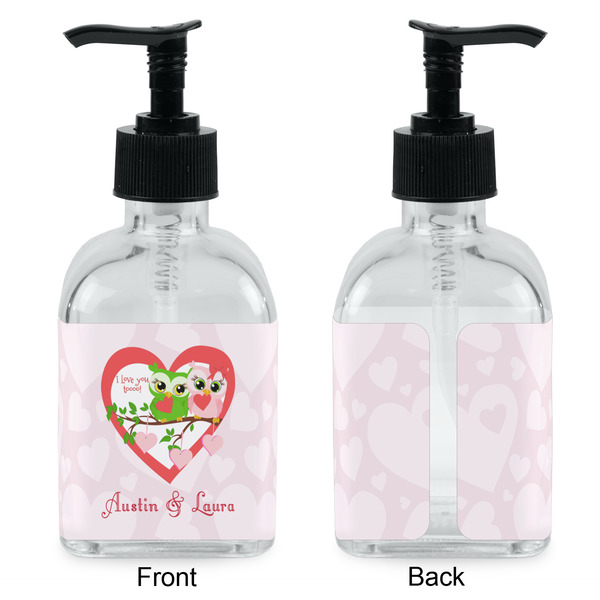Valentine Owls Glass Soap/Lotion Dispenser - Approval