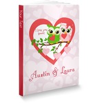 Valentine Owls Softbound Notebook - 5.75" x 8" (Personalized)