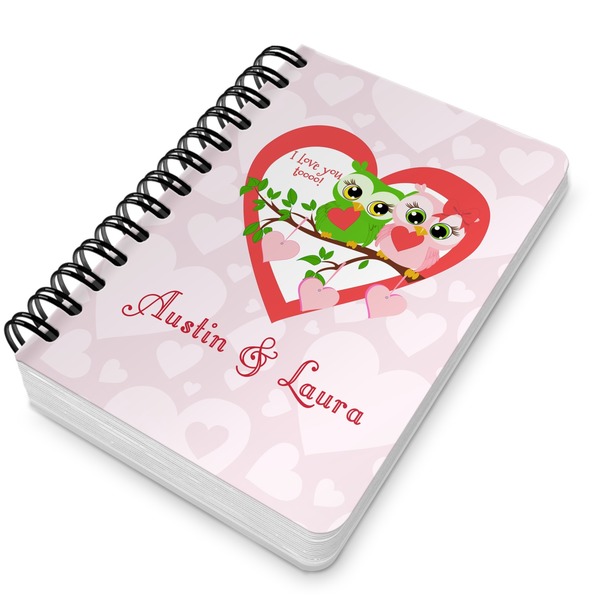 Valentine Owls Spiral Journal 5 x 7 - Main