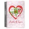 Valentine Owls Spiral Notebook (Personalized)