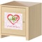 Valentine Owls Square Wall Decal on Wooden Cabinet