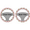 Valentine Owls Steering Wheel Cover- Front and Back