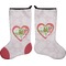 Valentine Owls Stocking - Double-Sided - Approval