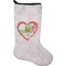 Valentine Owls Holiday Stocking - Single-Sided - Neoprene