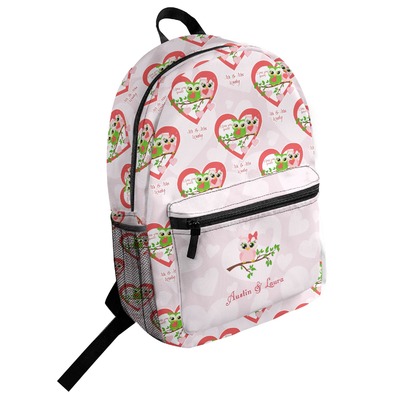 Valentine Owls Student Backpack (Personalized)