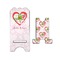 Valentine Owls Stylized Phone Stand - Front & Back - Small