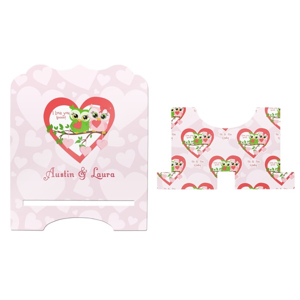 Valentine Owls Stylized Tablet Stand - Apvl
