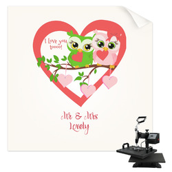 Valentine Owls Sublimation Transfer (Personalized)